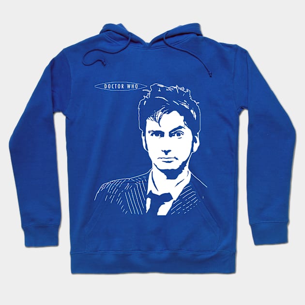 10th Doctor David T Hoodie by Diversions pop culture designs